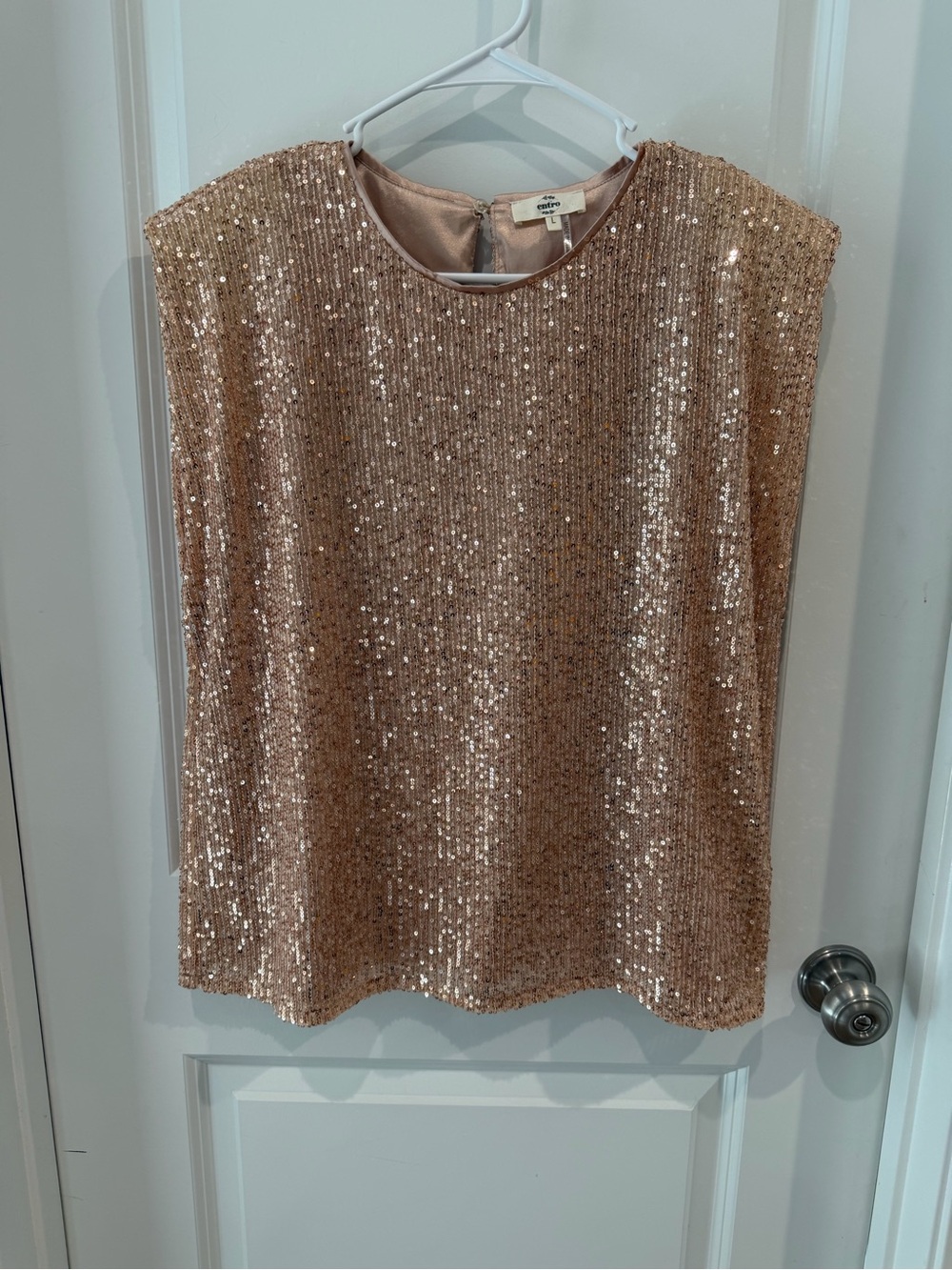 Entro Sequin Top Size Large